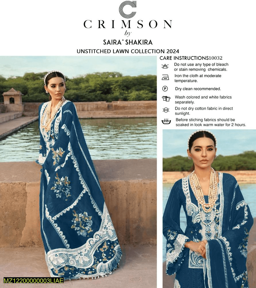 • Fabric: Lawn • Pattern: Embroidered • Shirt Front: Embroidered • Shi by Rameez Raja Rameez Raja