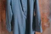 Kameez Shalwar (Kamalia Khaddar)medium size, Blue Color by Ali Sikandar