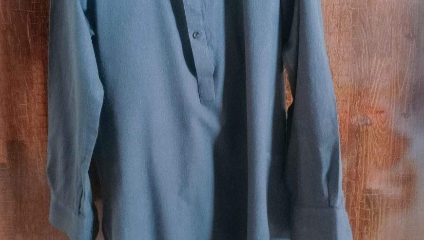 Kameez Shalwar (Kamalia Khaddar)medium size, Blue Color by Ali Sikandar