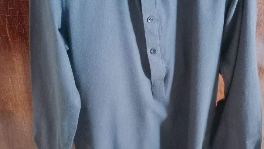 Kameez Shalwar (Kamalia Khaddar)medium size, Blue Color by Ali Sikandar