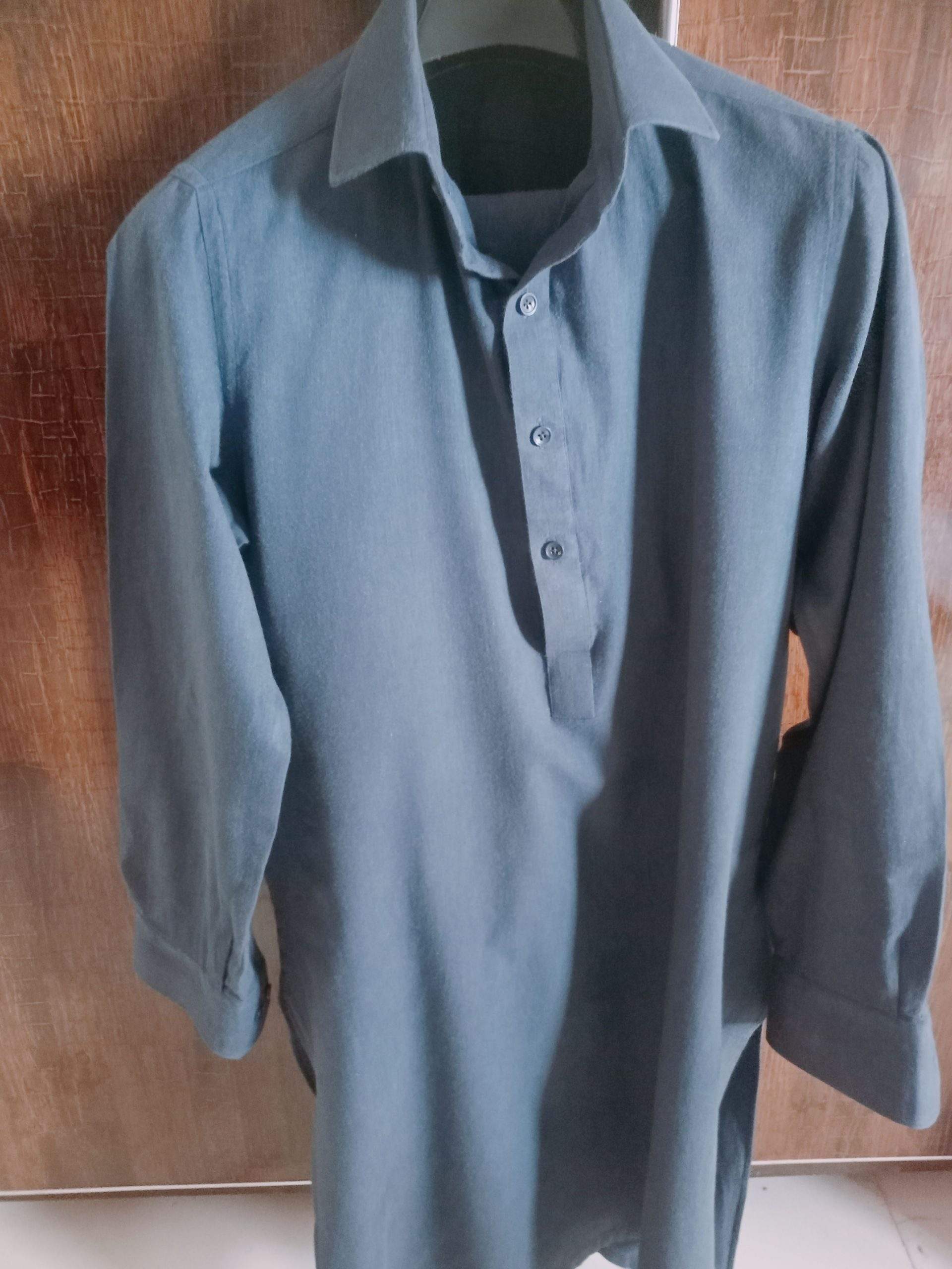 Kameez Shalwar (Kamalia Khaddar)medium size, Blue Color by Ali Sikandar