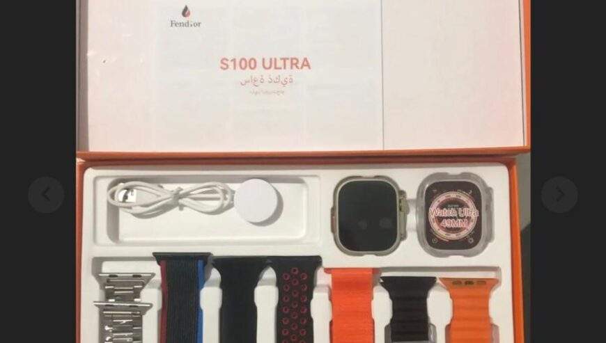 s 100 ultra smart watch 7 in 1 by Hashim Ali
