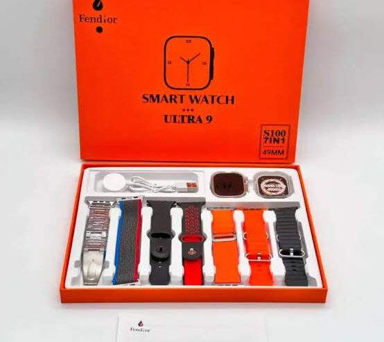 s 100 ultra smart watch 7 in 1 by Hashim Ali
