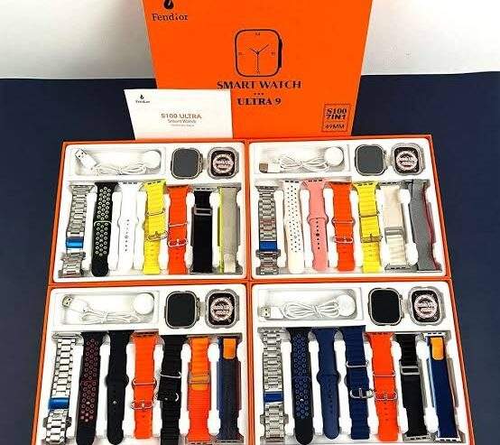 s 100 ultra smart watch 7 in 1 by Hashim Ali