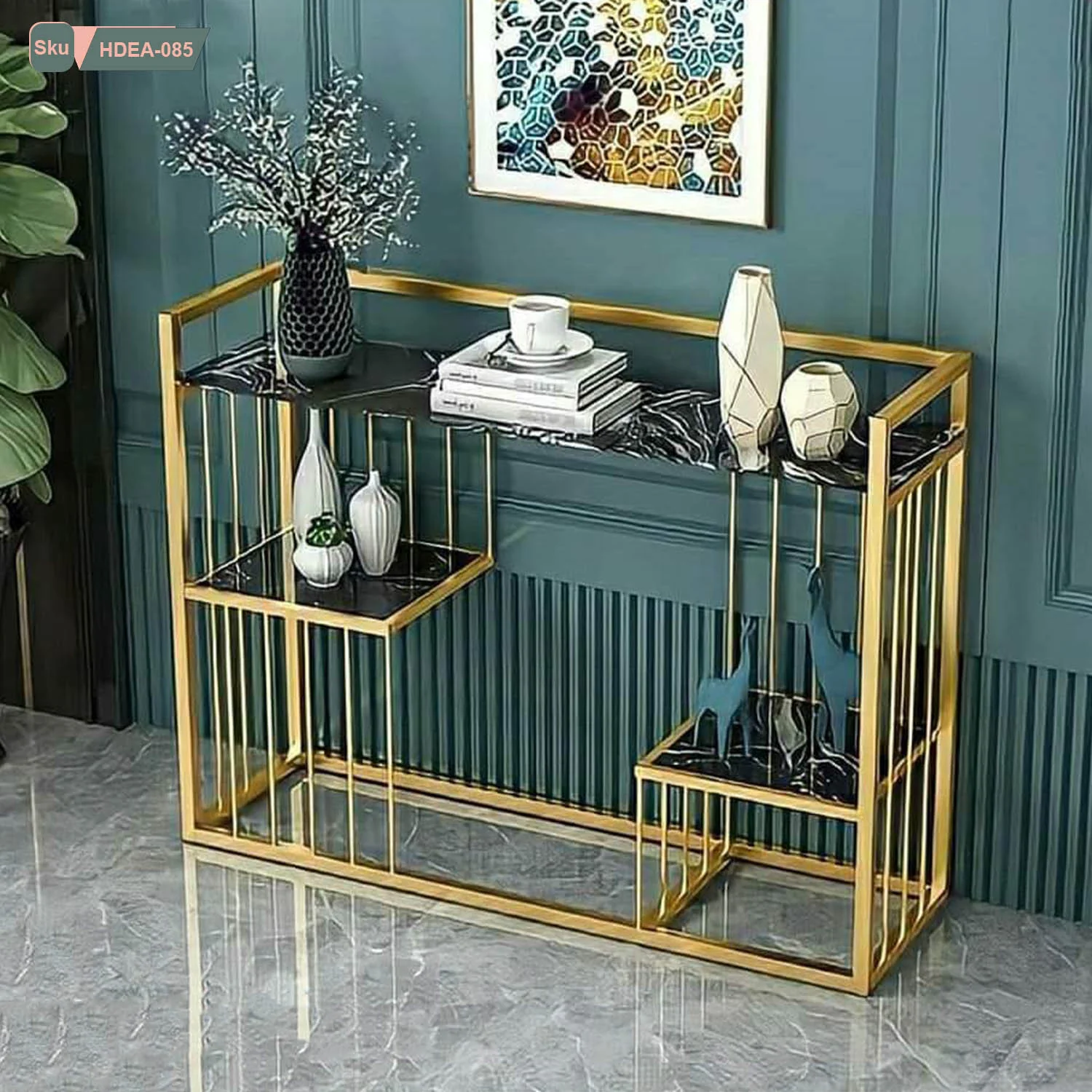 Entryway Console Table Luxury Finish by Fahad Khan