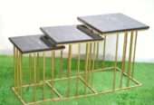 Nesting table living room table by Fahad Khan