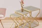 Nesting table living room table by Fahad Khan