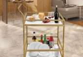 TROLLEY 2 SHELFS 3 SHELFS by Fahad Khan