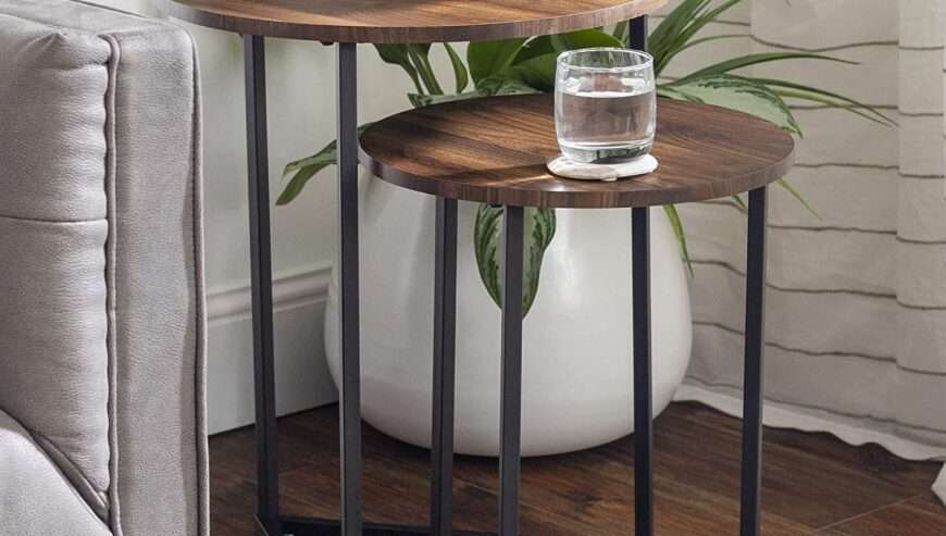 Nesting table living room table by Fahad Khan