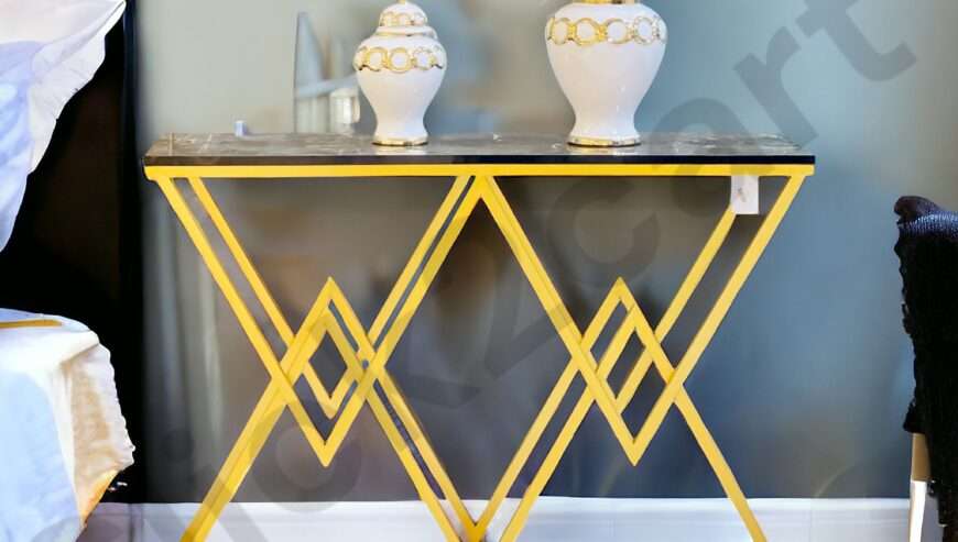 Entryway Console Table Luxury Finish by Fahad Khan
