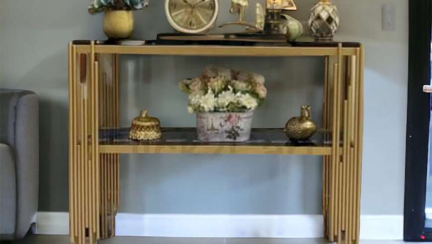 Entryway Console Table Luxury Finish by Fahad Khan