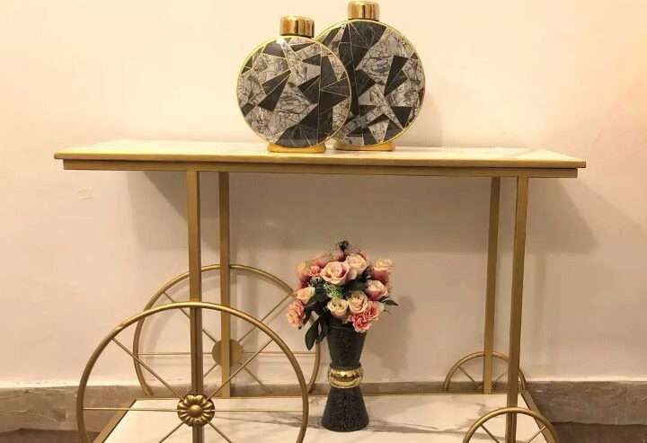 Entryway Console Table Luxury Finish by Fahad Khan