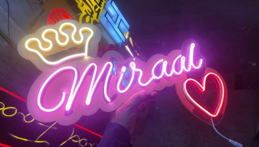 Neon- Name plates-2D+3D Signboards