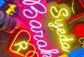 Calligraphy, Name plates, Neon lights sign, 3D signboards