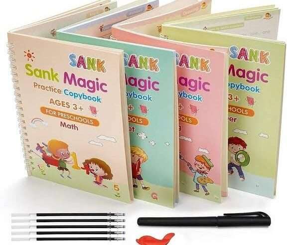 Sank Magic Practice Copybook – Reusable Handwriting Workbook for Kids