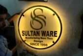Calligraphy, Name plates, Neon lights sign, 3D signboards