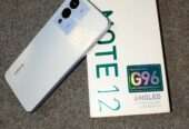 INFINIX NOTE 12 8+5Gb extendable/AMOLED Display