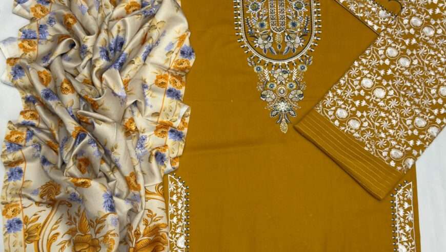 Sapphire Hit Design 3 Pcs Unstitched Dress