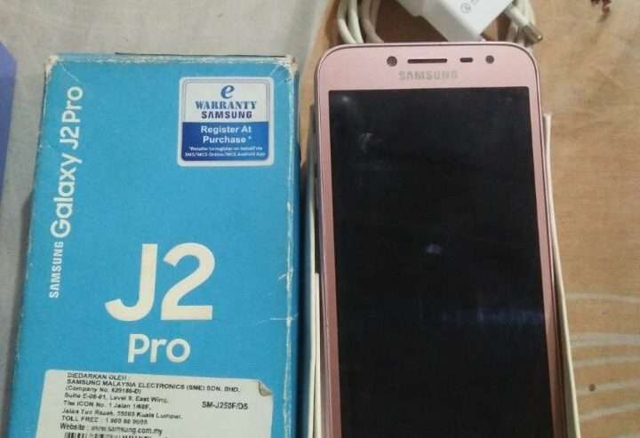 Samsung j2pro Pta Approved Dual Sim 4G Mobile with box charger…. 10/