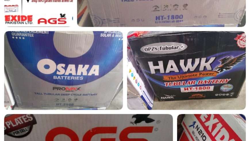 EXIDE AND OSAKA BATTERY WHOLESALER