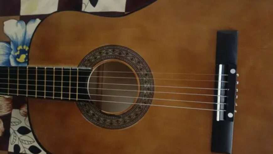 Classical guitar pure wood