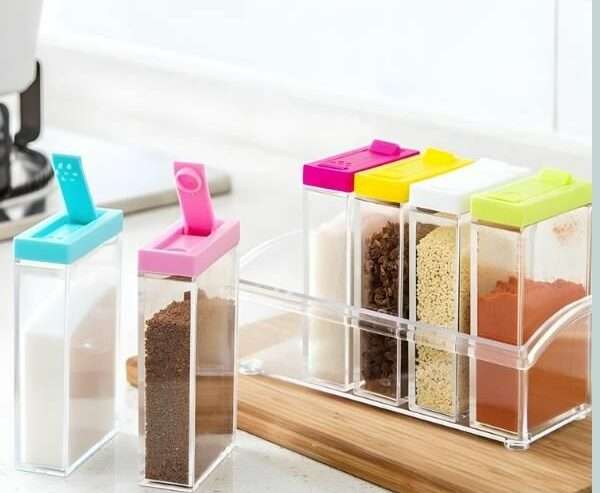 6 PCs spices jars set