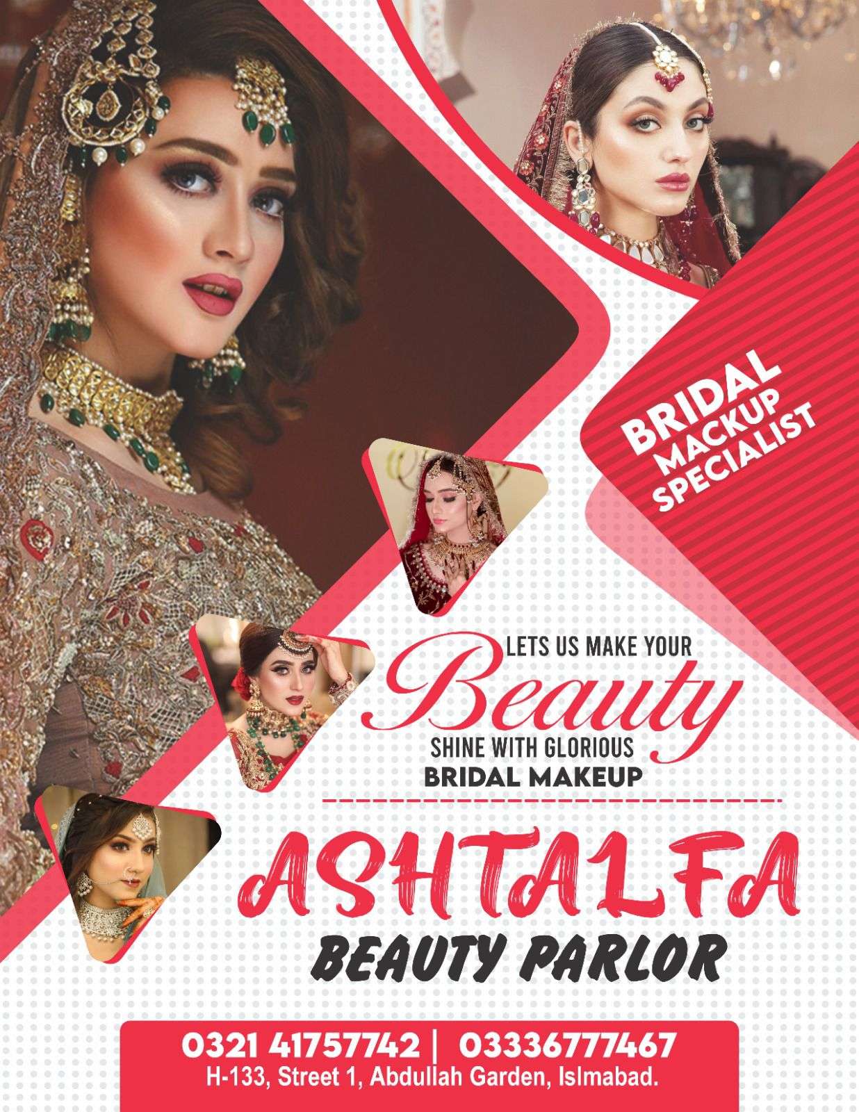 Ashtalfa beauty parlor H13 Abdullah garden