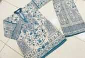 2 Pac woman’s stitched swiss lawn printed co -Ord set