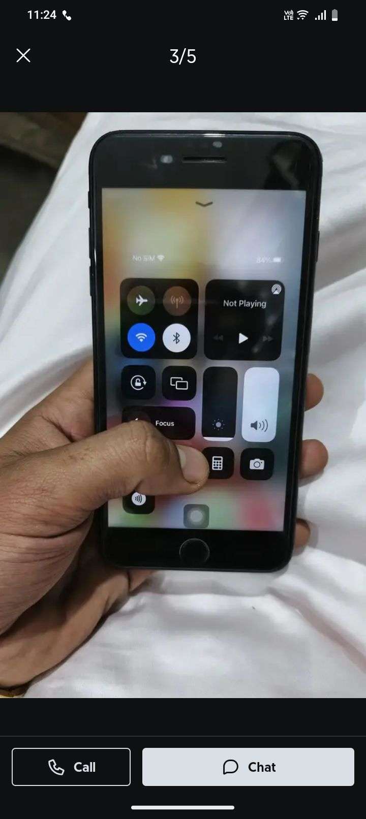 Iphone 7puls glik pta life time jv btri cang panal original nukar sa Gallas damij