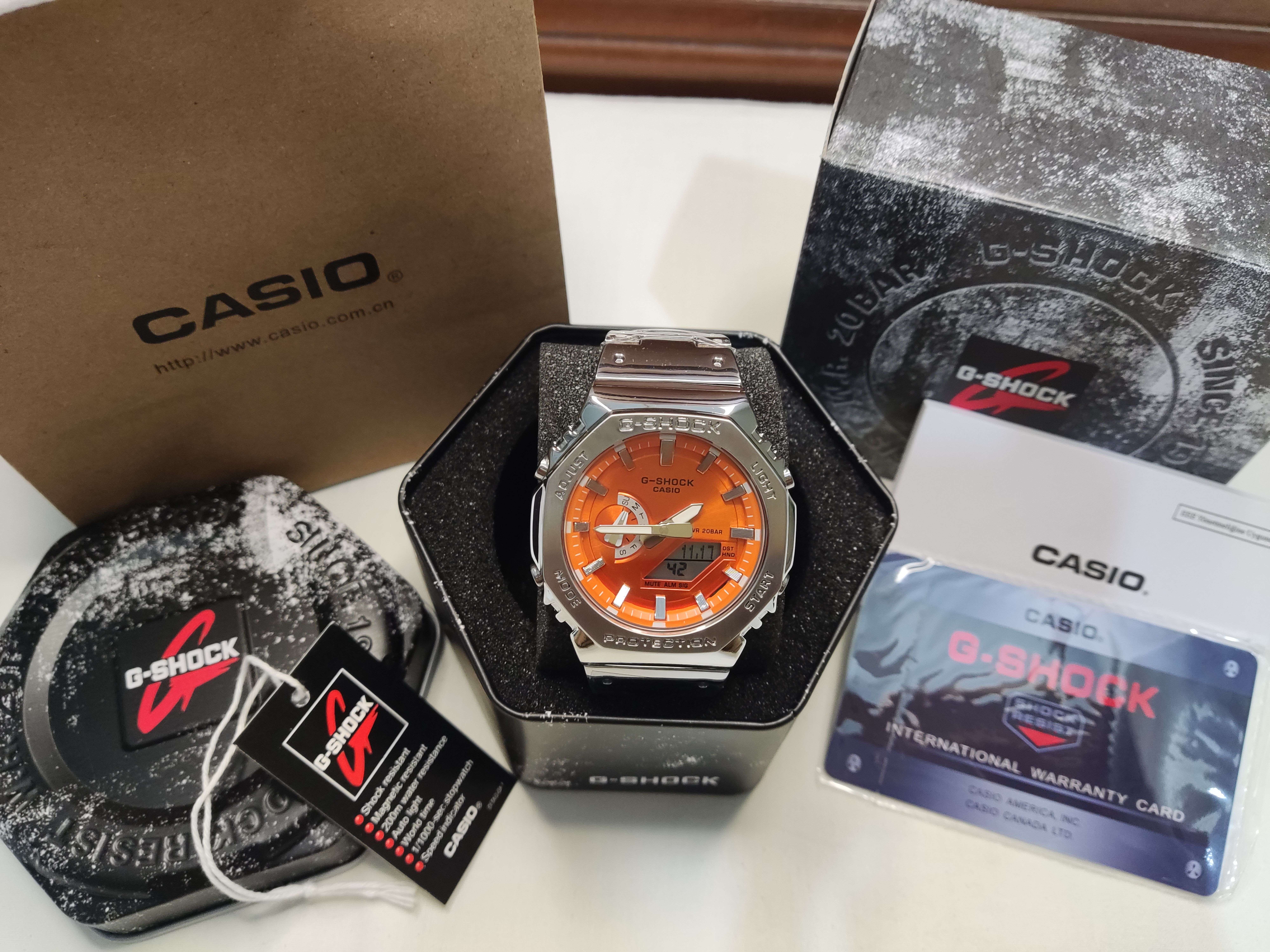 Casio G-Shock GM-2110-D Stainless Steel