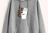 1 Pc Men’s Fleece Printed Hoodie