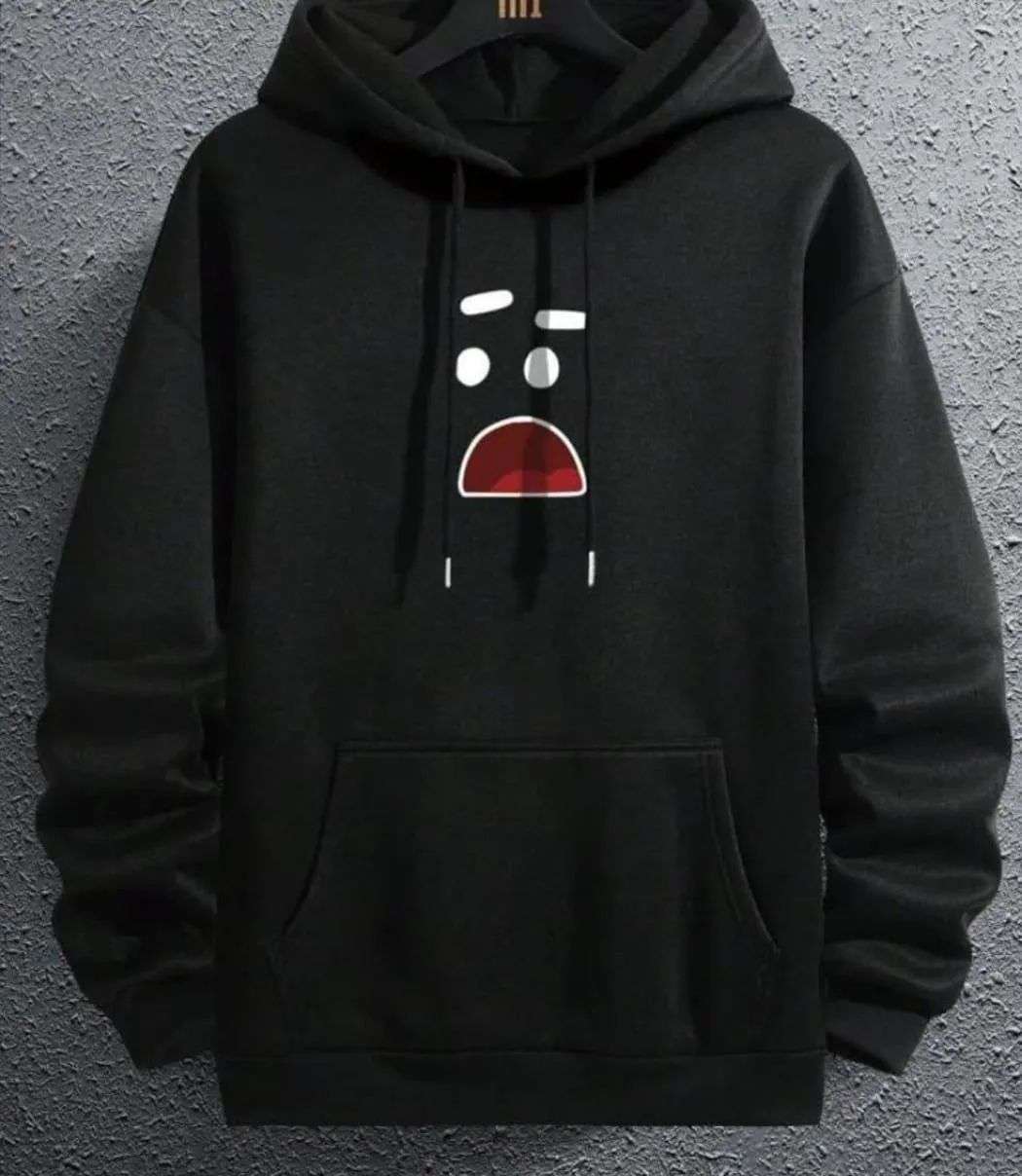 Men’s Fleece Printed Hoodie