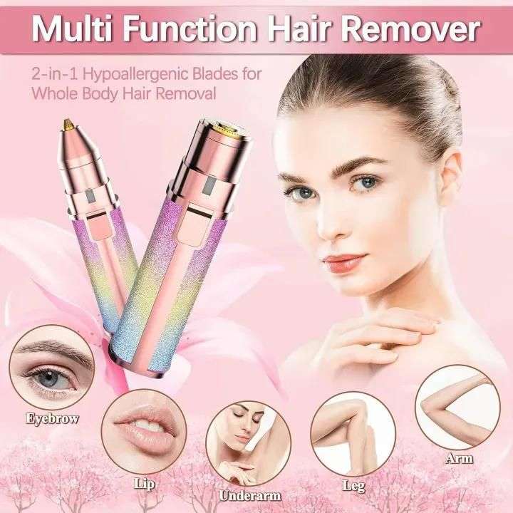 2 in 1 Hair fical and Eyebrows trimmer