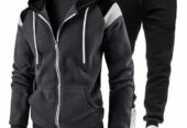 Men’s New Imported Fashion Trendy Zipper Sports Hooded Sweater / Pullover