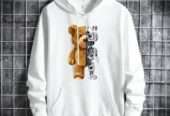1 Pc Men’s Fleece Printed Hoodie