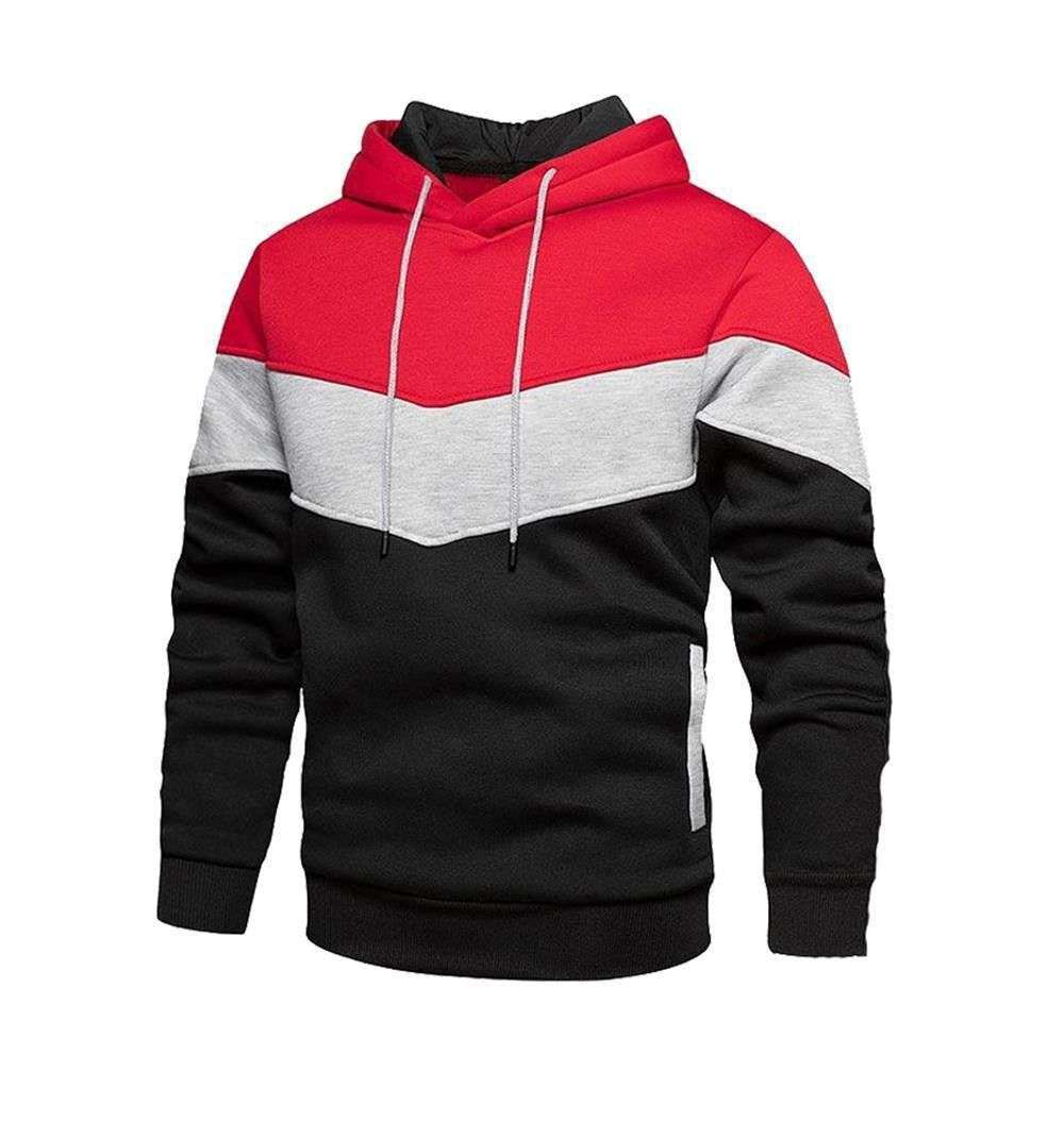 New Imported Men’s Casual Sports Fleece Hooded Sweater/ Pullover