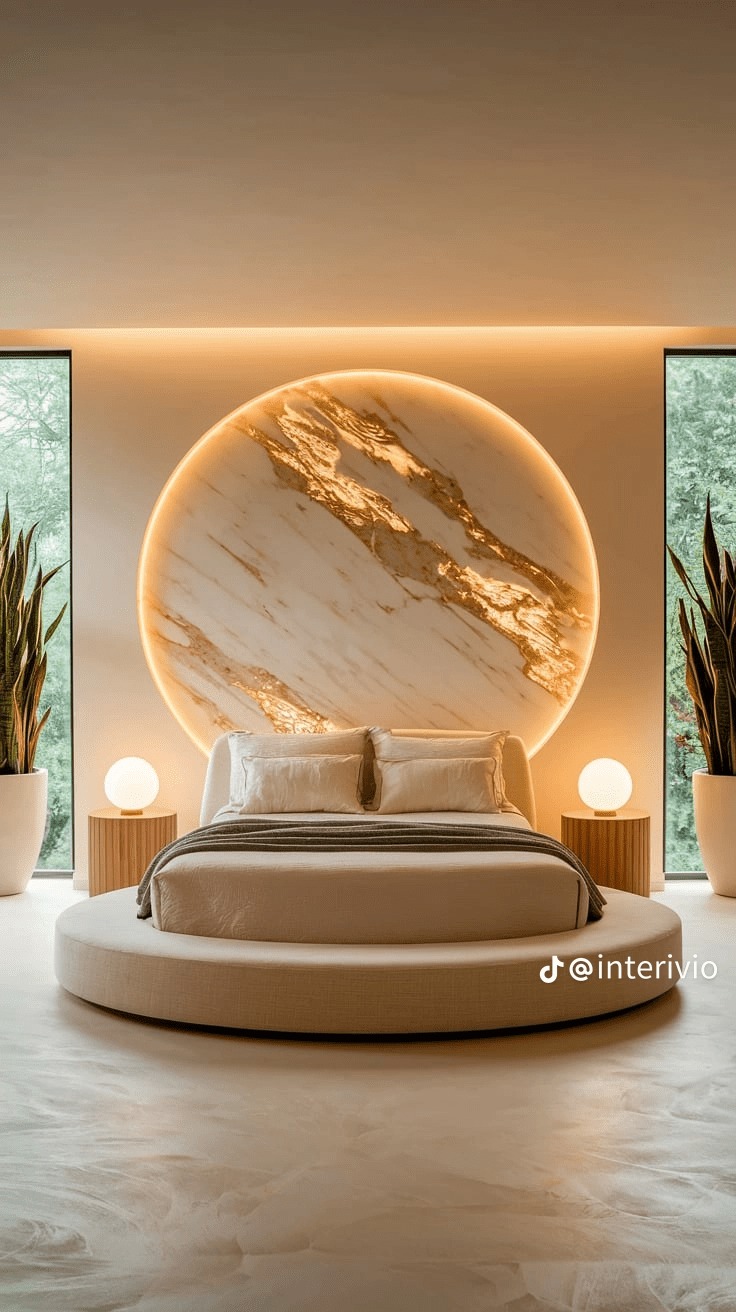 Bed Back Wall And Media Walls Interior 2k25