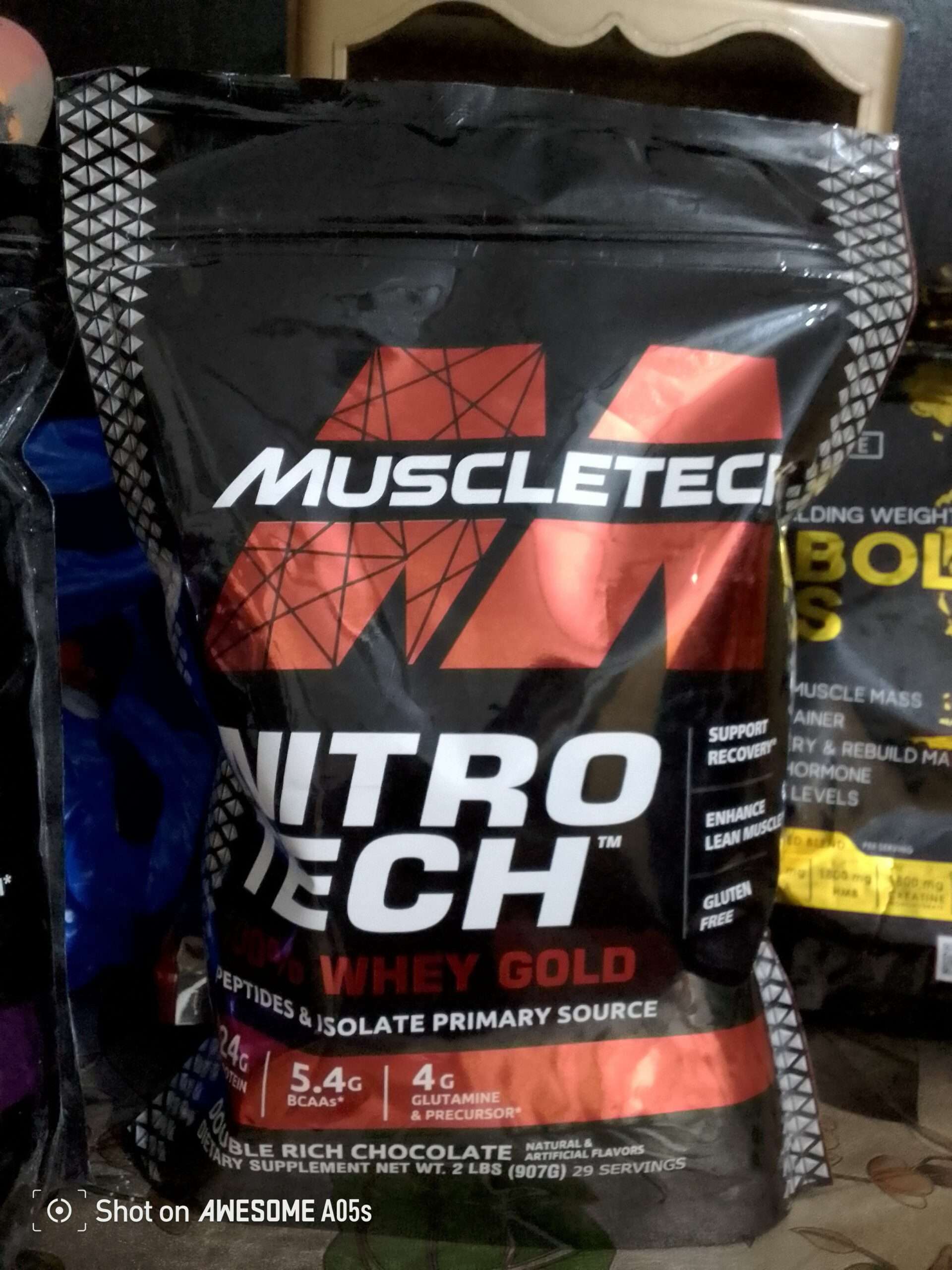 Nitro tech muscle tech mass gainer available