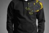 1 Pc Men’s Fleece Printed Hoodie