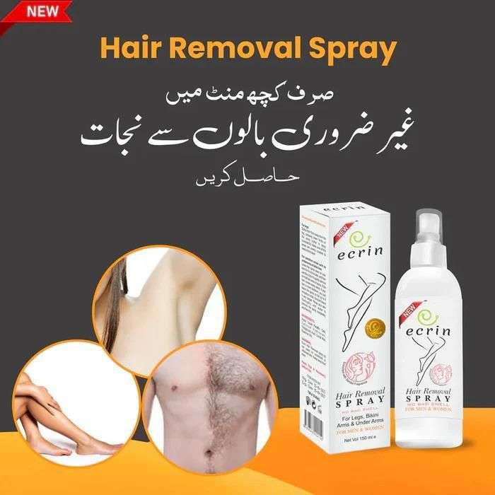 Hair removal spray