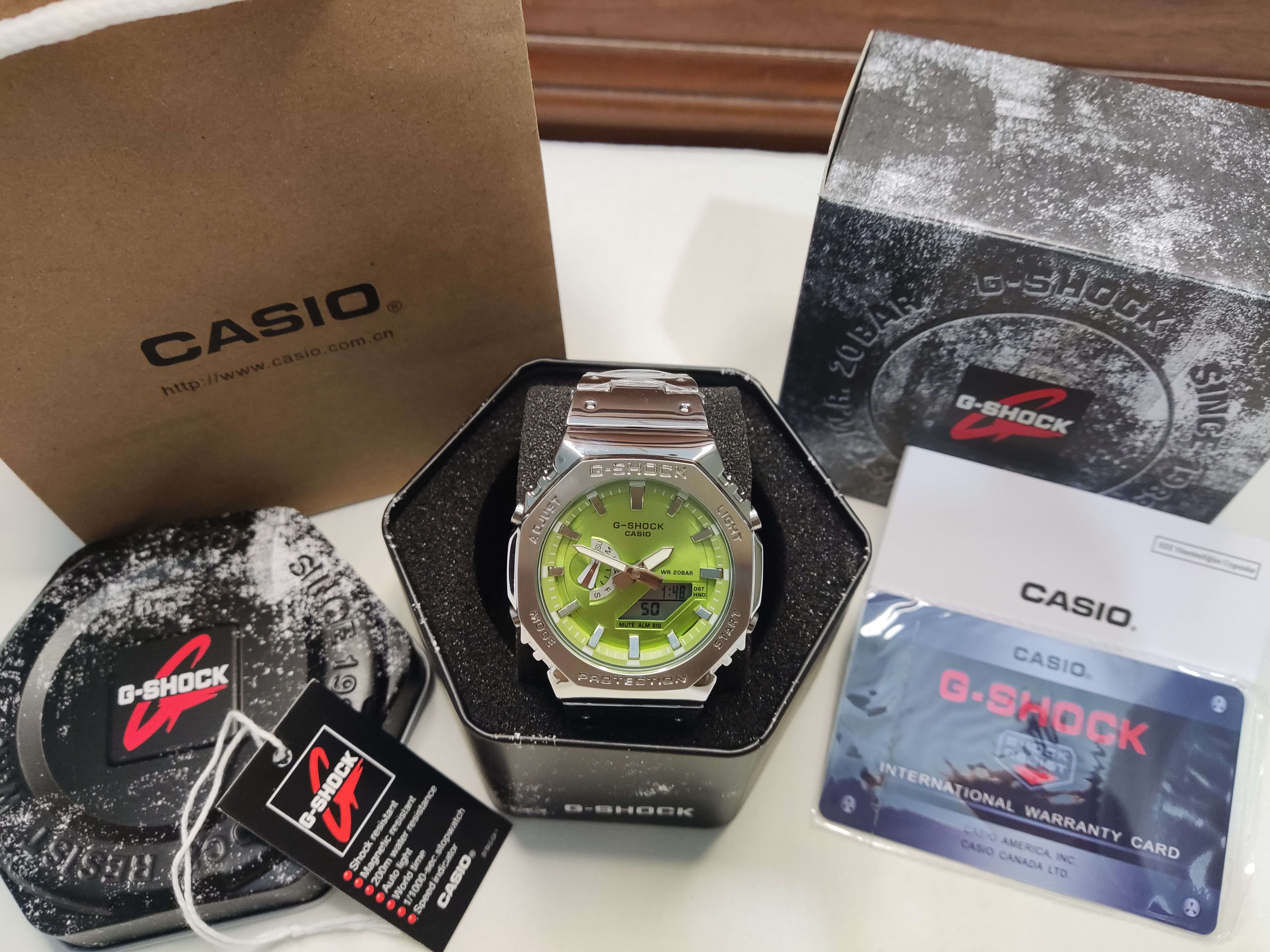 Casio G-Shock GM-2110-D Stainless Steel