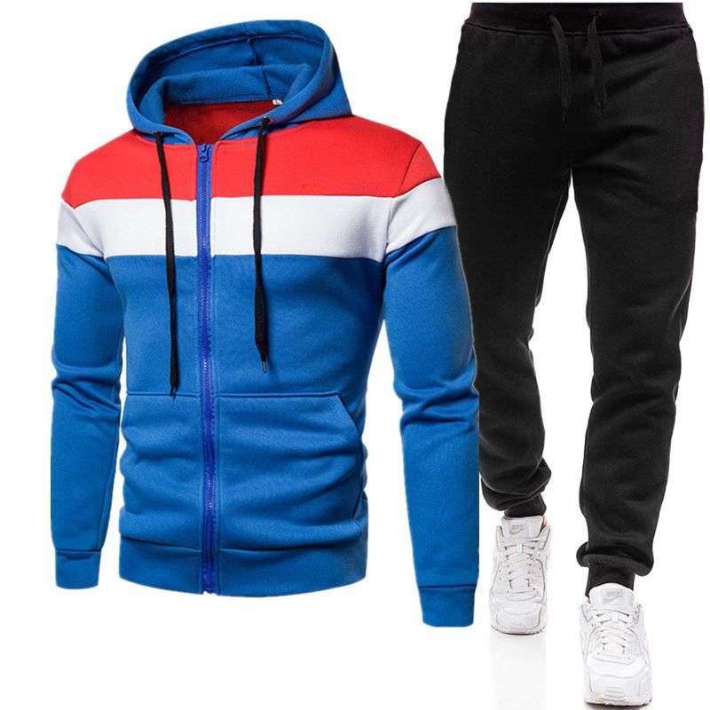 New Imported Men’s Casual fleece-lined Zipper Hoodie Sweater/ Pullover