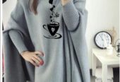 Cotton Printed Poncho For Girls And Women