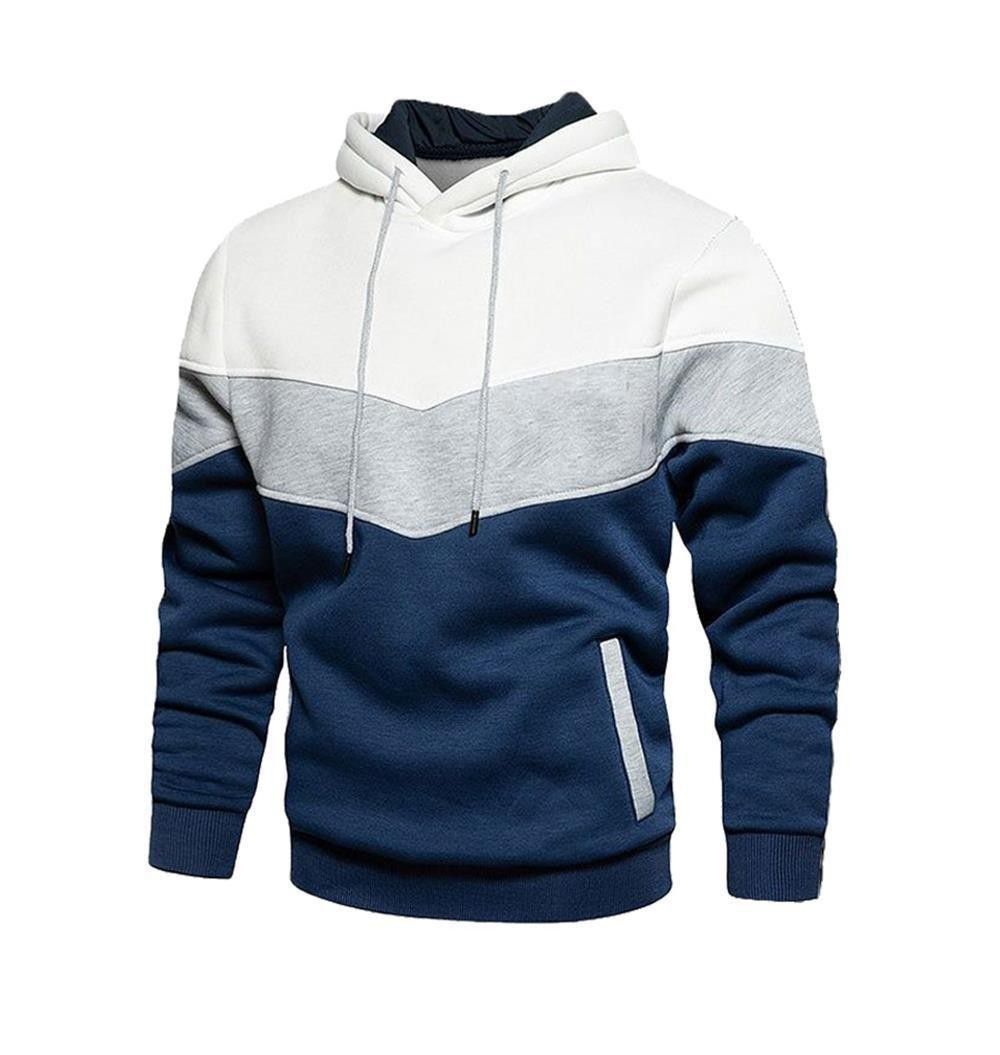 New Imported Men’s Casual Sports Fleece Hooded Sweater/ Pullover