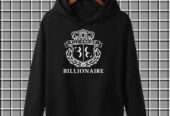 1 Pc Fleece Printed Hoodie For Men and Women