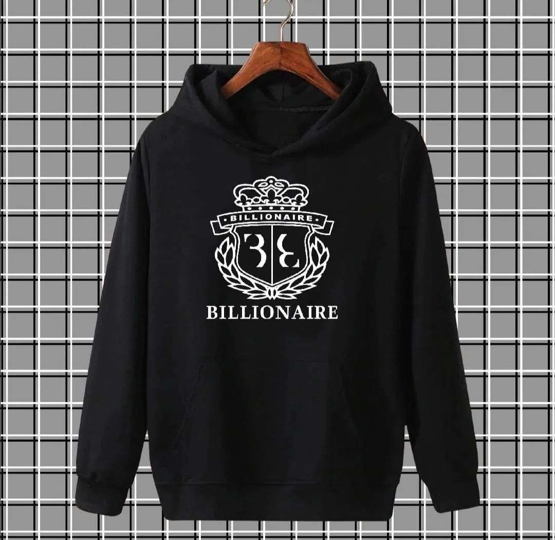 1 Pc Fleece Printed Hoodie For Men and Women