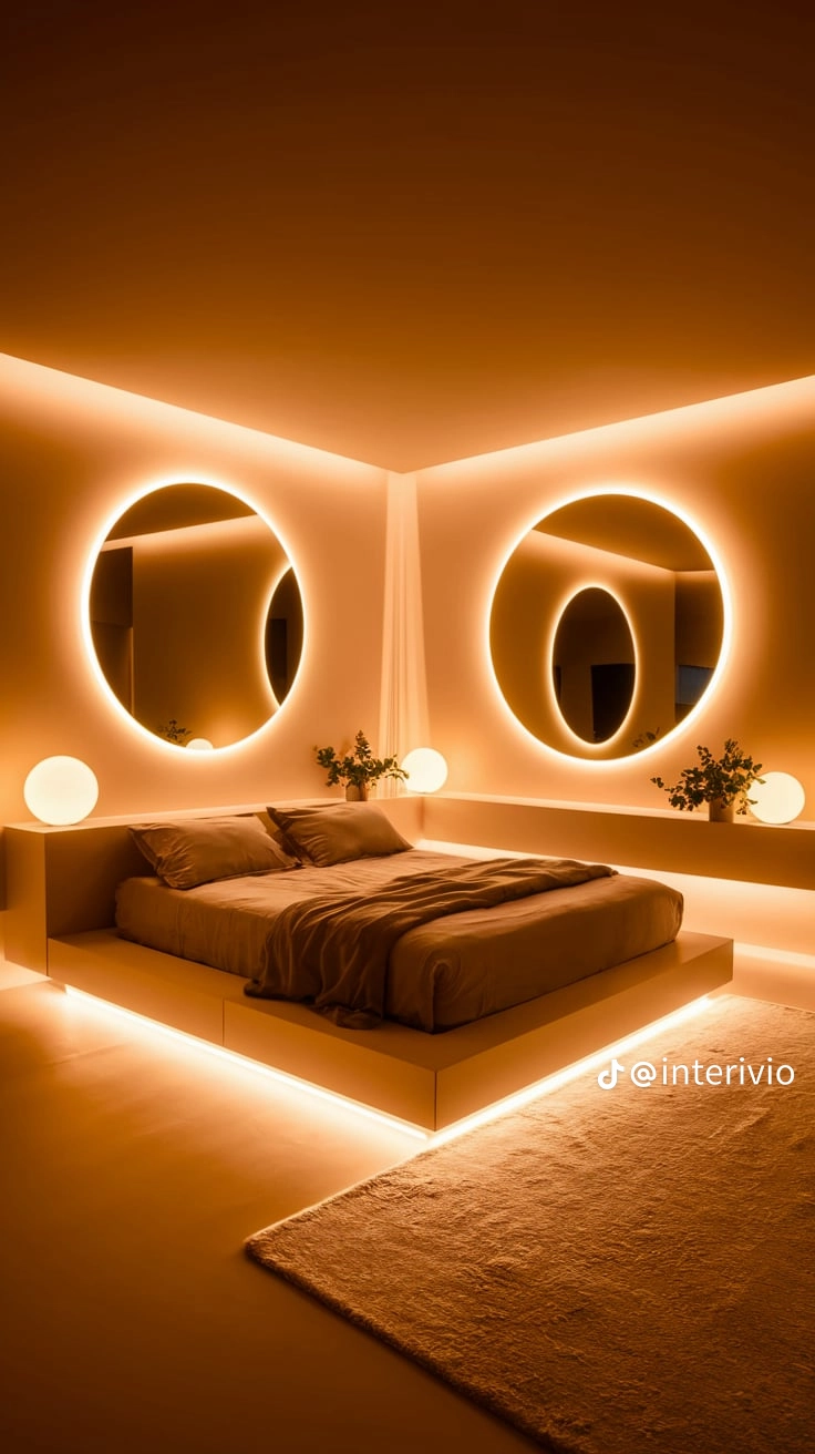 Bed Back Wall And Media Walls Interior 2k25