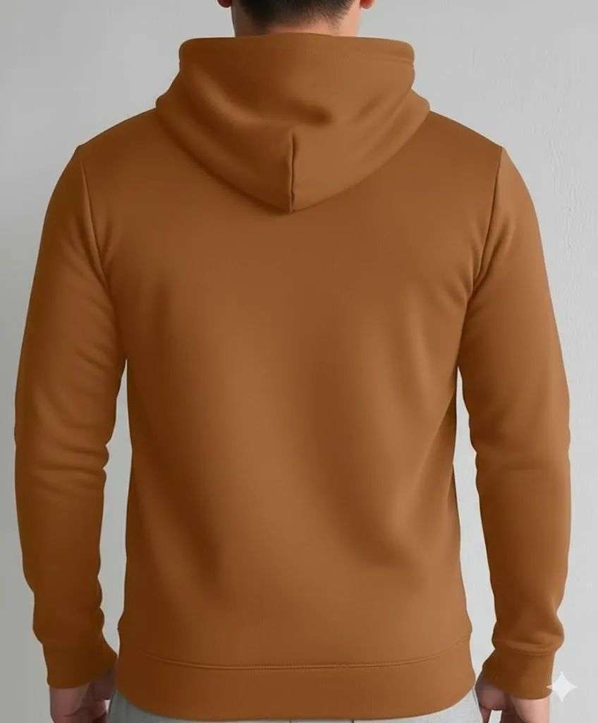1 Pc Men’s Polyester Plain Hoodie
