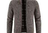 New Imported Men’s Casual Youth Loose Knitted Sweater Coat
