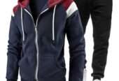 Men’s New Imported Fashion Trendy Zipper Sports Hooded Sweater / Pullover